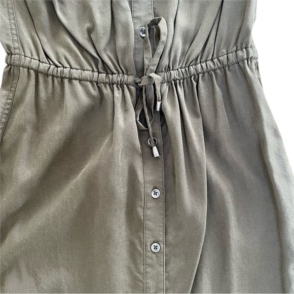 Dex Olive Green Casual Dress - Size XS - Picture 4 of 9
